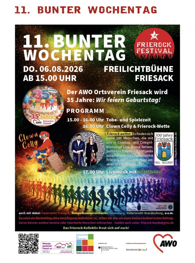HomeWard beim Bunten Wochentag Friesack